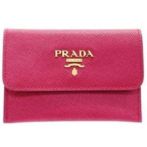Prada Card Case, Business Holder, Saffiano Leather with Peony Pink Design, PR...